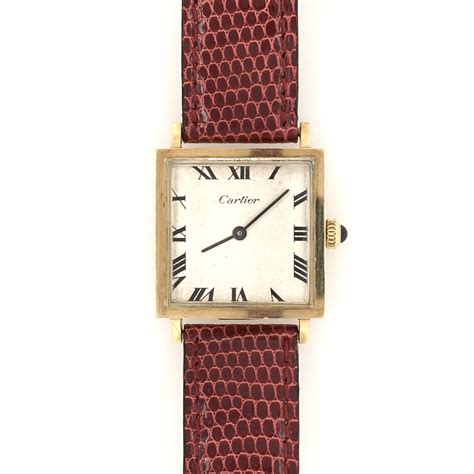 orologio da barca cartier|cartier square watch.